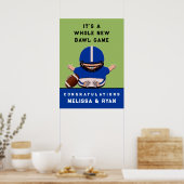 Sporthistorik Fußball Kinderdusche Poster (Küche)