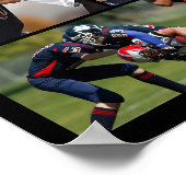 Sporthochschule Senior 11 Foto Collage Grad Fo Poster (Ecke)