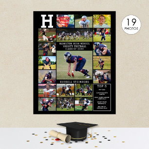 Sporthochschule Senior 19 Foto Collage Poster