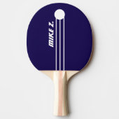 Sportif Stripes Name Navy-Blue Tischtennis Schläger (Vorderseite)