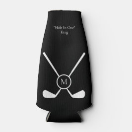 Sportige Golfschläger-Illustration mit individuell Flaschenkühler