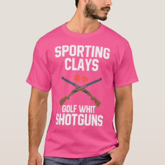 Sporting Clays Golf mit einer Flinte Sporting Clay T-Shirt