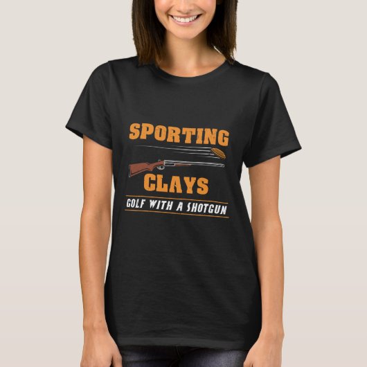 Sporting Clays - Golf mit einer Schrotflinte - Cla T-Shirt (Vorderseite)