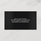 Sporting Equipment Icons Visitenkarte (Rückseite)