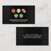 Sporting Equipment Icons Visitenkarte (Vorne/Hinten)