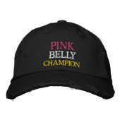 Sporting Goods School Games PINK BELLY CHAMP Bestickte Baseballkappe (Vorderseite)
