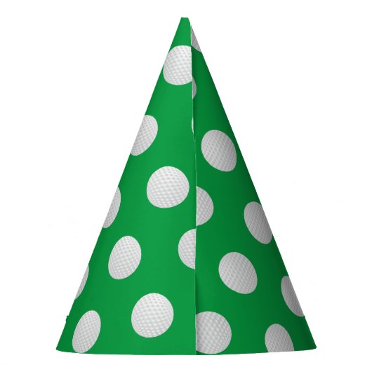 Sporting Happy Birthday Golfer Boy Partyhütchen (Rückseite)