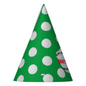 Sporting Happy Birthday Golfer Boy Partyhütchen (Links)