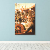 Sporting Ladys (alias Circus Lover) von James Tiss Leinwanddruck (Insitu (Holzboden))