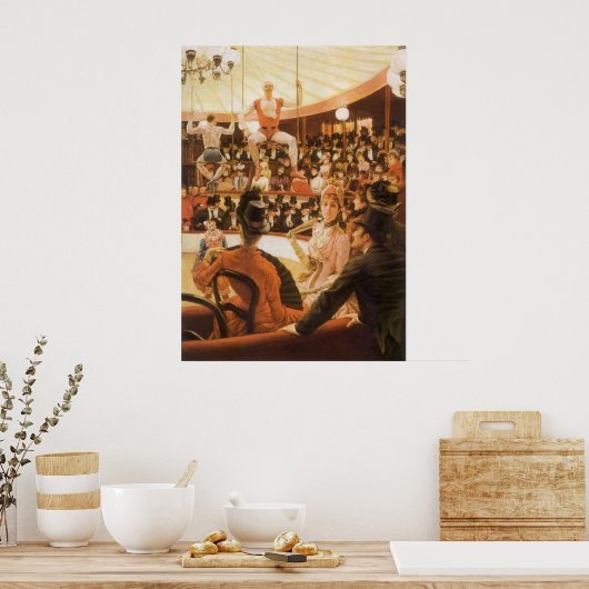 Sporting Ladys (alias Circus Lover) von James Tiss Poster (Küche)