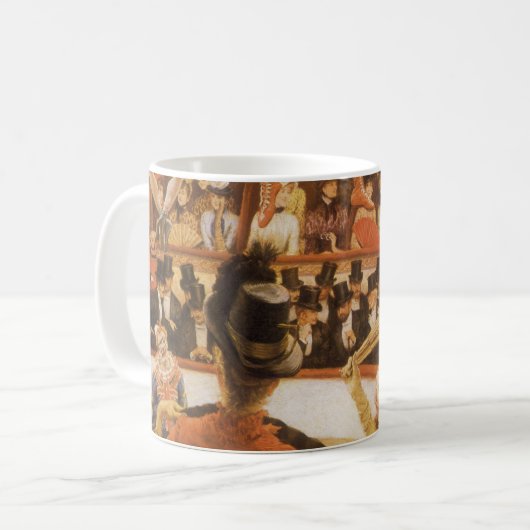 Sporting Ladys (oder Circus Lover) von James Tisso Kaffeetasse (Vorderseite Links)