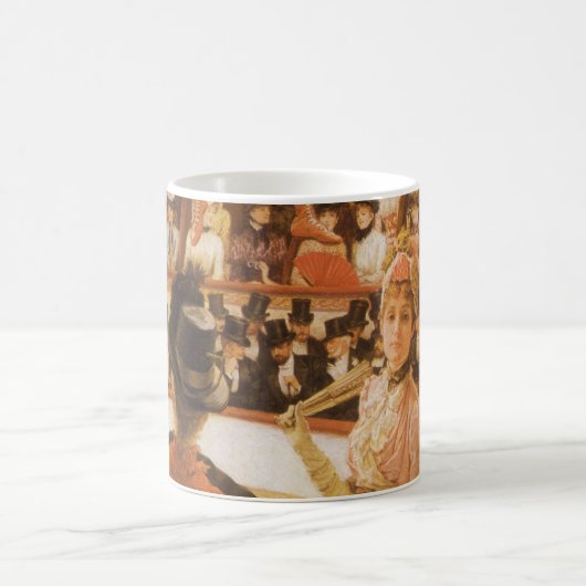 Sporting Ladys (oder Circus Lover) von James Tisso Kaffeetasse (Mittel)