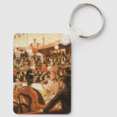 Sporting Ladys (oder Circus Lover) von James Tisso Schlüsselanhänger (Rückseite)