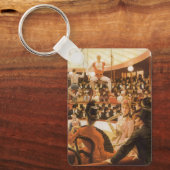 Sporting Ladys (oder Circus Lover) von James Tisso Schlüsselanhänger (Vorderseite)