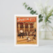 "Sporting Life" Boxtheater-Spielplakat Postkarte (Stehend Vorderseite)