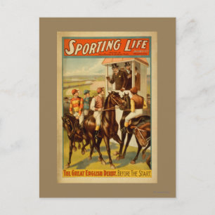 Sporting Life - Das große englische Derby-Theater Postkarte