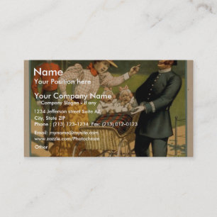 Sporting Life, 'Policeman Doxey's erste Verhaftung Visitenkarte