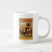 Sporting Life - The Great English Derby Theater Jumbo-Tasse (Rechts)