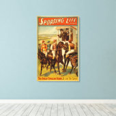 Sporting Life - The Great English Derby Theater Leinwanddruck (Insitu (Holzboden))