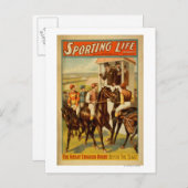 Sporting Life - The Great English Derby Theater Postkarte (Vorne/Hinten)