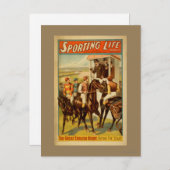 Sporting Life - The Great English Derby Theater Postkarte (Vorne/Hinten)