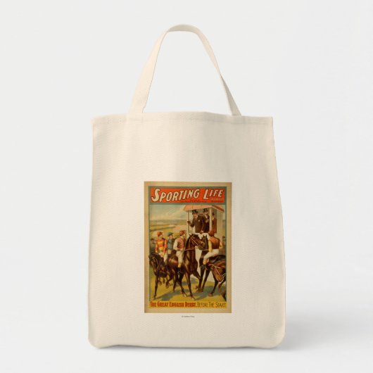Sporting Life - The Great English Derby Theater Tragetasche (Vorne)