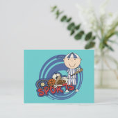 Sportjunge - Baseball-Hemden und Geschenke Postkarte (Stehend Vorderseite)