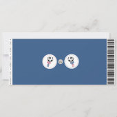 Sportkarte für Geschlecht Einladung (Rückseite)