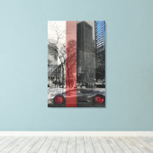 SPORTKARTE LEINWANDDRUCK (Insitu (Holzboden))