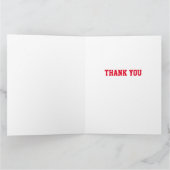 Sportkarton Thankyou Coach Team Colors Karte (Innenseite)