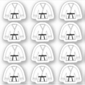 Sportklassenplaner für Karate Martial Arts Aufkleber (Vorderseite)