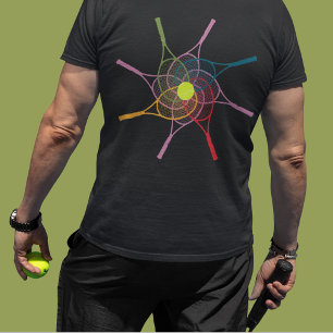 Sportkleidung für ihn, Tennisschläger T-Shirt