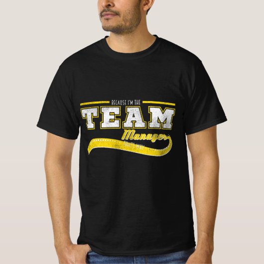 Sportkleidung, weil ich Teammanager bin, der T-Shirt (Vorderseite)