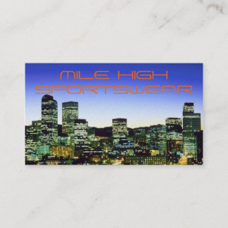 Sportkleidungs-Visitenkarte Visitenkarte