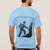 Sportklettern T-Shirt (Rückseite)