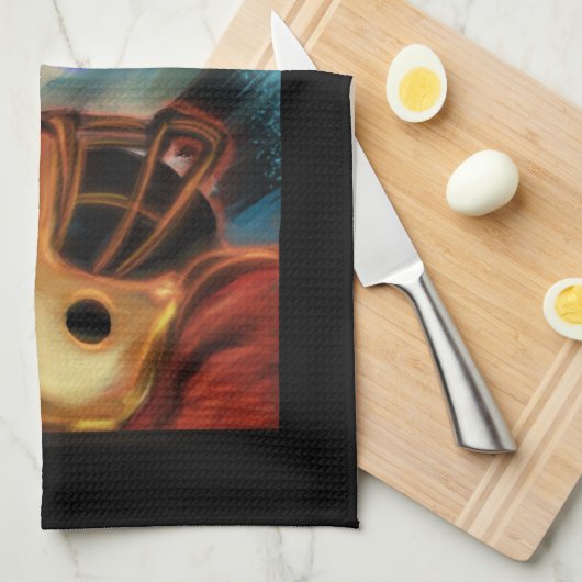 Sportkrieger Geschirrtuch (Viertel Falte)