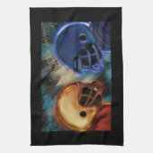 Sportkrieger Geschirrtuch (Vertikal)