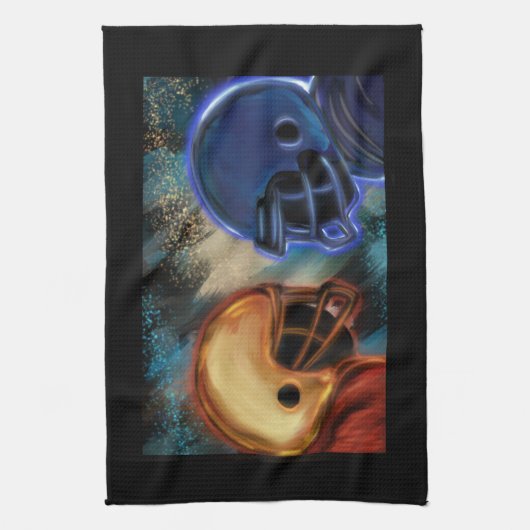 Sportkrieger Geschirrtuch (Vertikal)