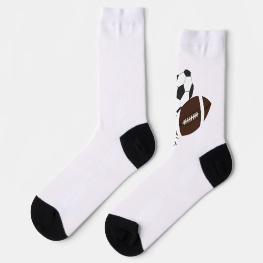 Sportkugeldarstellung Socken (Linkes Detail)
