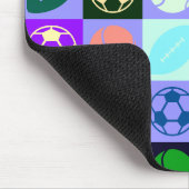 Sportkugelmuster Mousepad (Ecke)