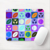Sportkugelmuster Mousepad (Mit Mouse)