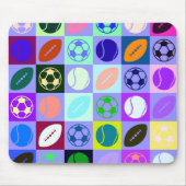 Sportkugelmuster Mousepad (Vorne)