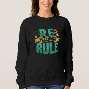 Sportlehrer beherrschen den Sportunterricht in der Sweatshirt