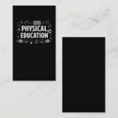 Sportlehrer für physische Bildung Unterricht Visitenkarte (Vorne/Hinten)