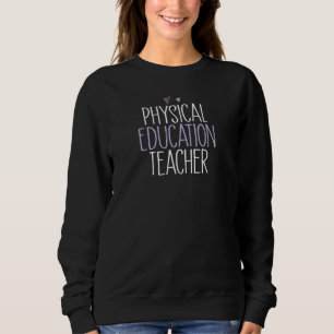 Sportlehrer  Mama Süße Farbige Herz Sweatshirt