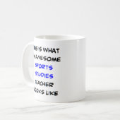 Sportlehrer, phantastisch kaffeetasse (Vorderseite Links)