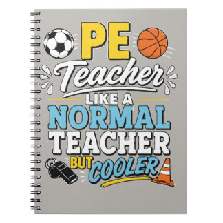 Sportlehrer wie ein normaler Lehrer, aber cooler Notizblock