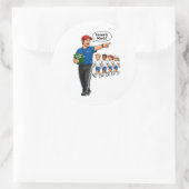 Sportlehrertraining Kids Aufkleber (Tasche)