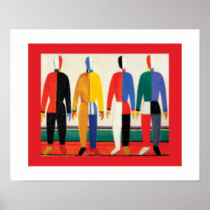 Sportler durch Kazimir Malevich Poster