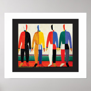 Sportler durch Kazimir Malevich Poster